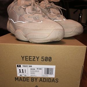 YEEZY BLUSH 500s
